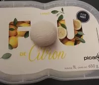 Jumlah gula yang masuk Sorbet citron