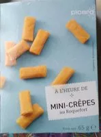 含糖量 Mini-crêpes au Roquefort