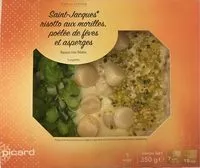 Количество сахара в Saint-Jacques risotto aux morilles, poêlée de fèves et asperges