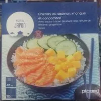 Cantidad de azúcar en Chirashi au saumon mangue et concombre