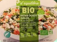 Amount of sugar in Patate douce grillée, boulghour, légumes verts, chèvre, sauce aux herbes bio