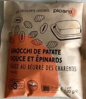 Suhkru kogus sees Gnocchi de patate douce et épinards