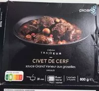 Cantidad de azúcar en Civet de cerf