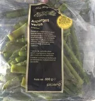 Suhkru kogus sees Asperge verte