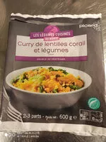 Curry de lentilles corail et legumes