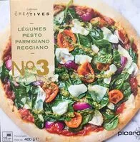 Suhkru kogus sees Pizza N°3 - Légumes, Pesto, Parmesano Reggiano