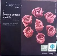 Amount of sugar in 9 boutons de rose apéritifs