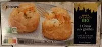 Quantité de sucre dans 2 Choux aux Gambas