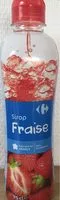 Quantité de sucre dans Sirop fraise