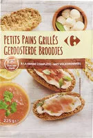 Suhkru kogus sees Petits pains grilles