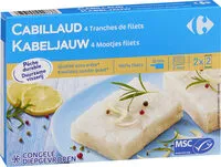 Количество сахара в 4 Tranches de filets Cabillaud