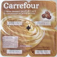Quantité de sucre dans Crème dessert Saveur Café