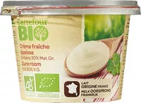 İçindeki şeker miktarı Crème fraîche épaisse
