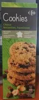 चीनी की मात्रा Cookies with chocolate chips & hazelnuts