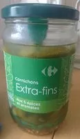 Cantidad de azúcar en Cornichons extra-fins
