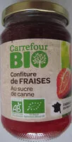 Jumlah gula yang masuk Confiture de fraises