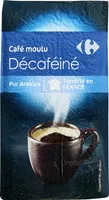 Количество сахара в 100% arabica café moulu