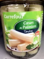 Cantidad de azúcar en Cœurs de palmiers