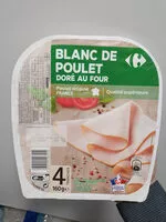 Suhkru kogus sees Blanc de poulet Doré au Four