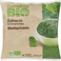 Suhkru kogus sees Épinards en branches bio