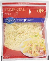 Количество сахара в Emmental Râpé Fondant