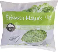 Suhkru kogus sees Épinards hachés à la crème fraîche