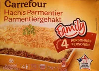 Cantidad de azúcar en Hachis Parmentier gratiné à l'emmental