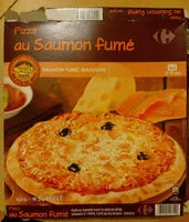 Количество сахара в Pizza cuite au feu de bois saumon fumé