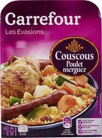 Amount of sugar in Couscous Poulet Merguez