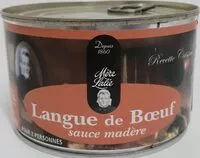含糖量 Langue de Bœuf sauce Madère