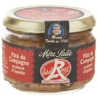 Cantidad de azúcar en Pâté de campagne au piment d'Espelette