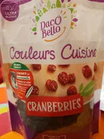 Suhkru kogus sees Cranberries