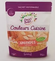 İçindeki şeker miktarı Amandes effilées