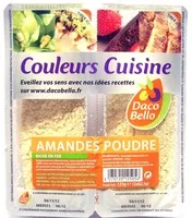 入っている砂糖の量 Amandes poudre