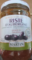 चीनी की मात्रा Riste d'aubergines