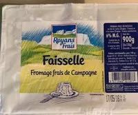 Quantité de sucre dans Faisselle