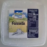 Quantité de sucre dans Royans Frais Faisselle