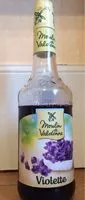 入っている砂糖の量 Sirop parfum violette