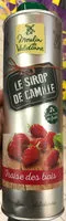Quantité de sucre dans Le Sirop de Camille - Fraise des bois