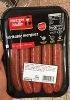 Quantité de sucre dans Véritable Merguez