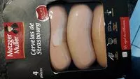 Quantité de sucre dans Metzger Muller, Cervelas de Strasbourg, qualite superieure, x4, la