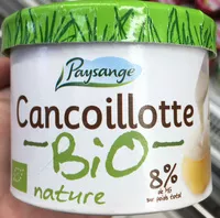 Количество сахара в Cancoillotte bio nature