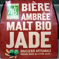 Biere ambree malt bio