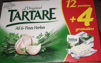 Cantidad de azúcar en Tartare