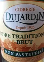 Sucre et nutriments contenus dans Cidrerie dujardin