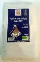 入っている砂糖の量 Farine de Seigle type 130