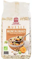 Quantité de sucre dans Muesli Montagnard raisins noisettes abricots