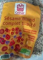 İçindeki şeker miktarı Sésame blond complet toasté