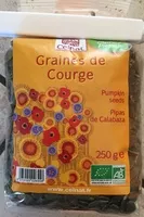 Quantité de sucre dans Graines de Courges