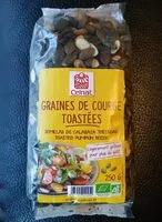 Quantité de sucre dans Graines de courges toastées